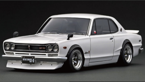1/18 Ignition Model Nissan Skyline 2000 GT-R (KPGC10) White (Limit
