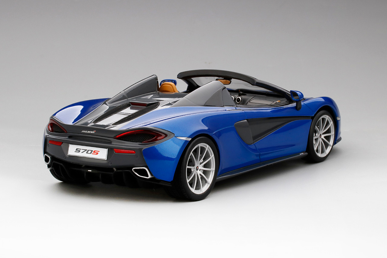1/18 Top Speed McLaren 570S Spider (Blue) Resin Car Model