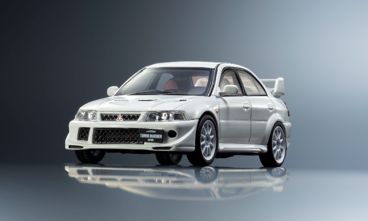 1/43 Kyosho Mitsubishi Lancer Evolution VI TME White Limited Q'ty