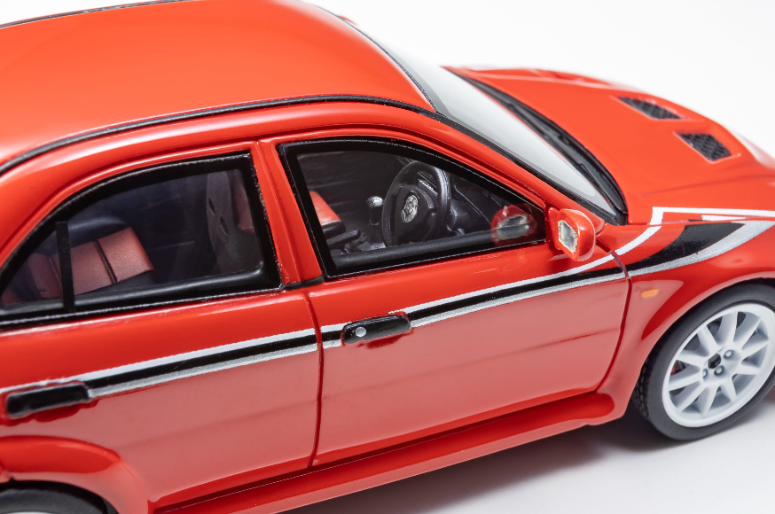 1/43 Kyosho Mitsubishi Lancer Evolution VI TME Red with Rallyart