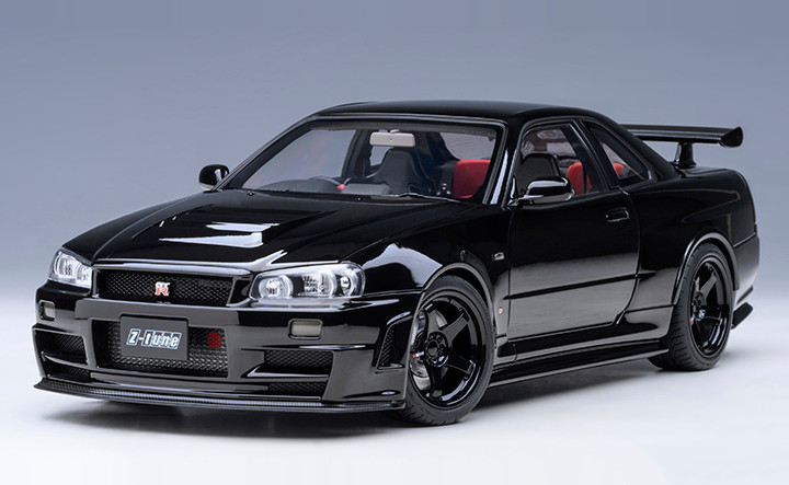 1/18 AUTOart Nissan Skyline GT-R GTR R34 Nismo Z-Tune (Black Pearl