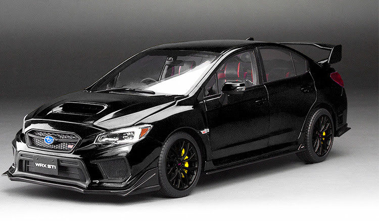 1/18 Sunstar 2018 Subaru WRX STI Custom (Black with Yellow