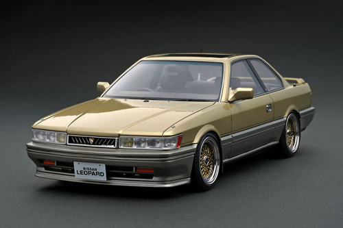 1/18 Ignition Model Nissan Leopard 3.0 Ultima (F31) (Gold & Silver