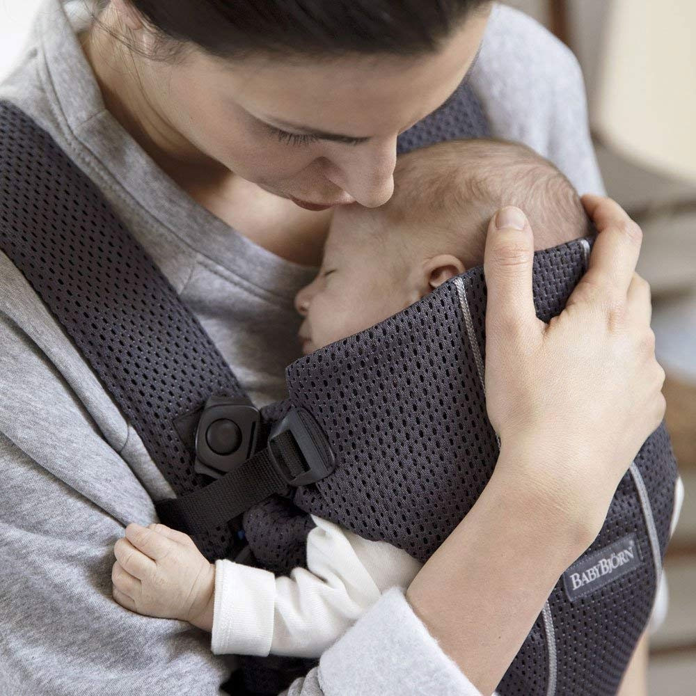 BabyBjorn Baby Carrier Mini 3D Mesh - Anthracite | Winstanleys