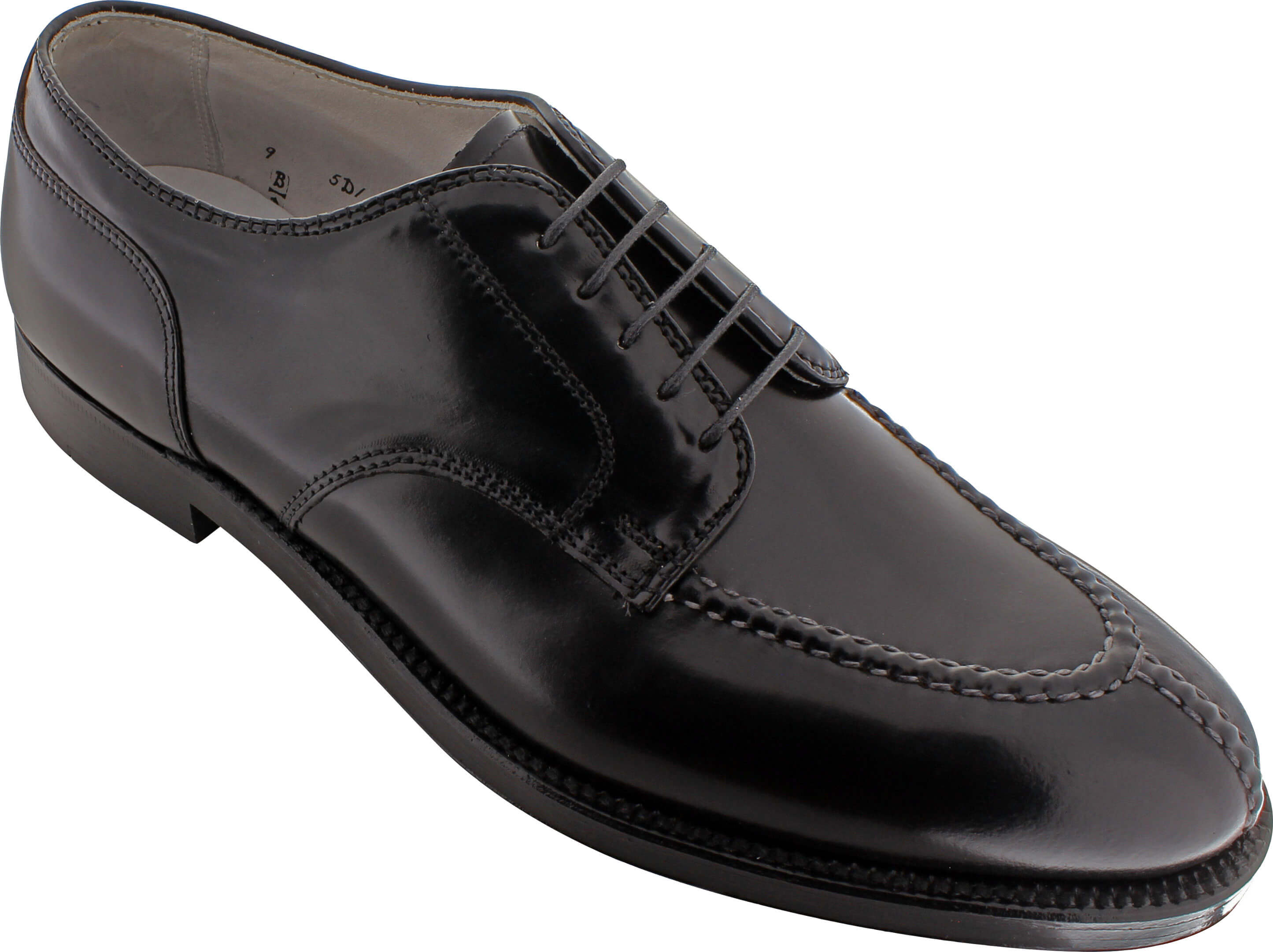 Alden Men's 2211 - NST Tie Blucher - Black Shell Cordovan - The