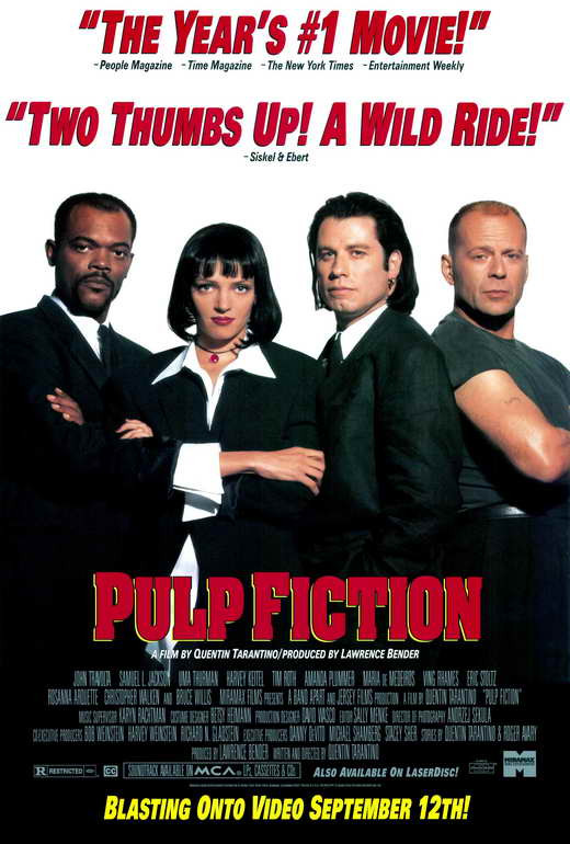 Pulp Fiction Movie Poster Print (27 x 40) - Item # MOVGI2248