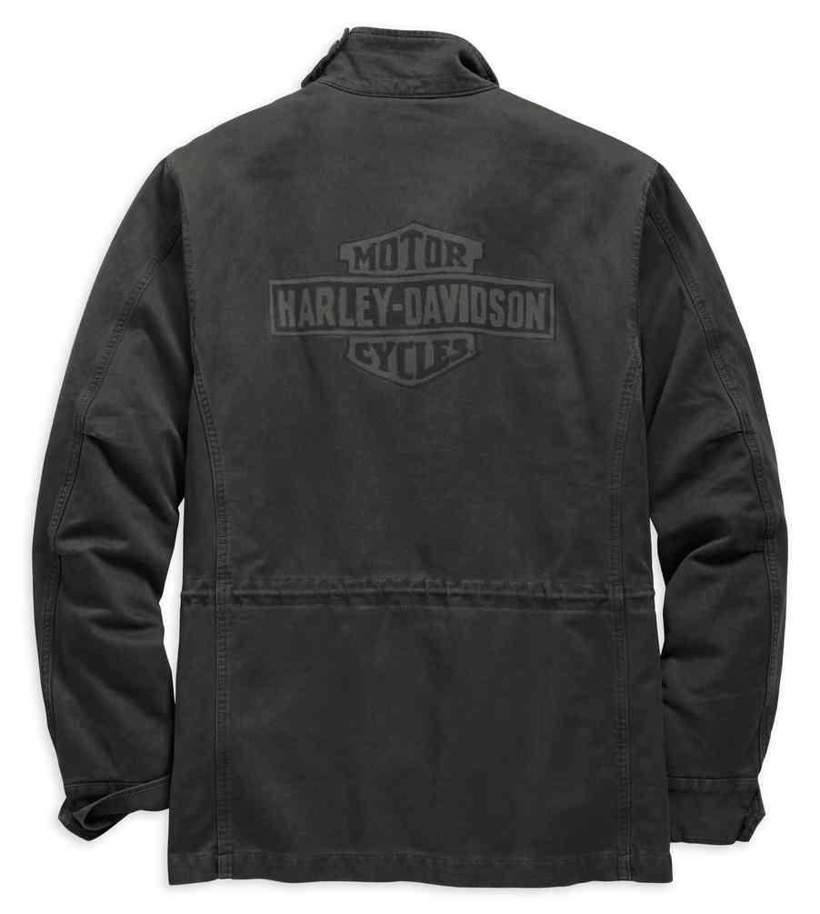 Harley-Davidson® Men's Logo Slim Fit Field Jacket, Black Olive