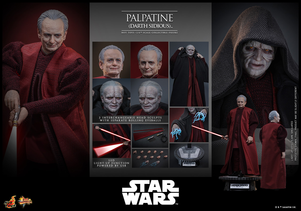 Hot Toys 1/6 Palpatine (Darth Sidious)