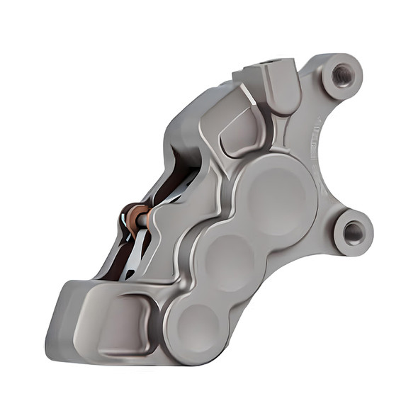 Arlen Ness Red Six-Piston Differential Bore Front Brake Caliper
