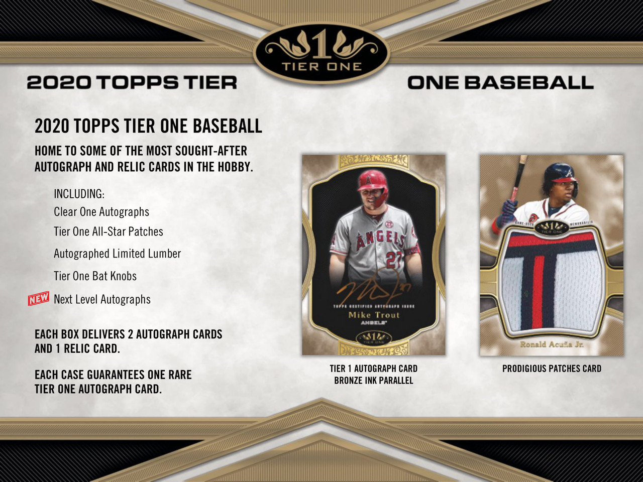 2020 Topps Tier One Baseball Hobby Box