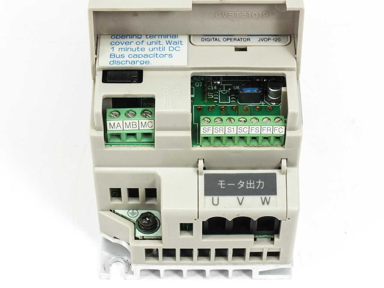 Yaskawa CIMR-XCAA20P1 Inverter Drive VS mini 200V 3 PH 0.1kW