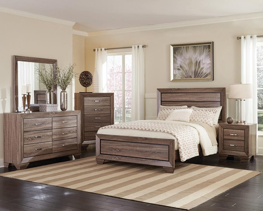 The Kauffman Eastern King 5 Piece Set (King Bed, Nightstand