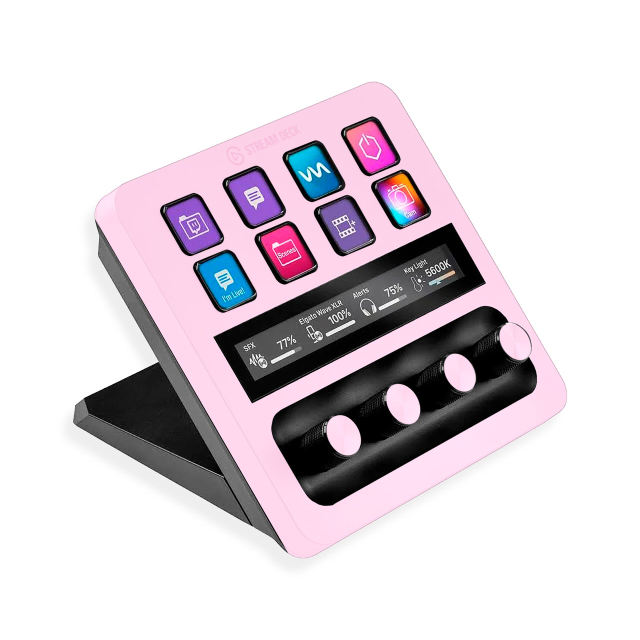Pale Lavender Elgato Stream Deck Plus Skin | KO Custom Creations