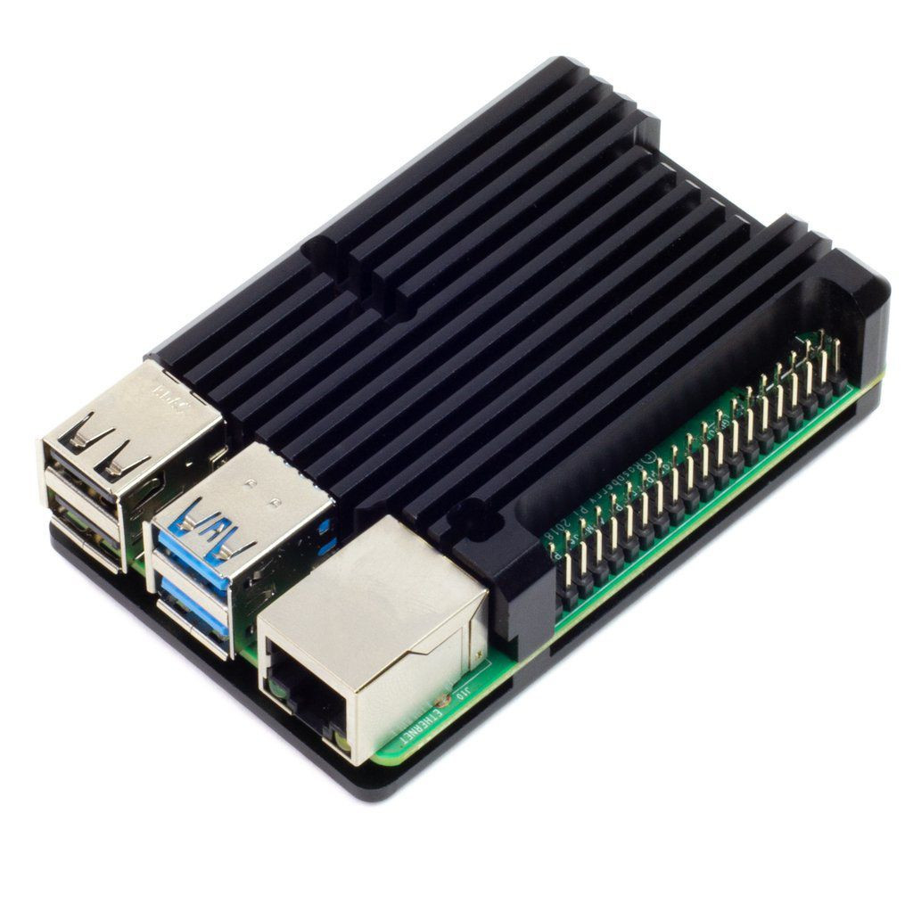 Armor Case Passive Cooling for Raspberry Pi 4 Model B - Black