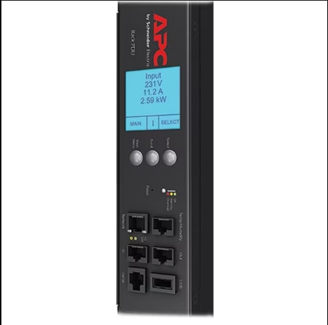 AP8641 Metered-by-Outlet PDU with Switching, ZeroU, 30A, 200/208V