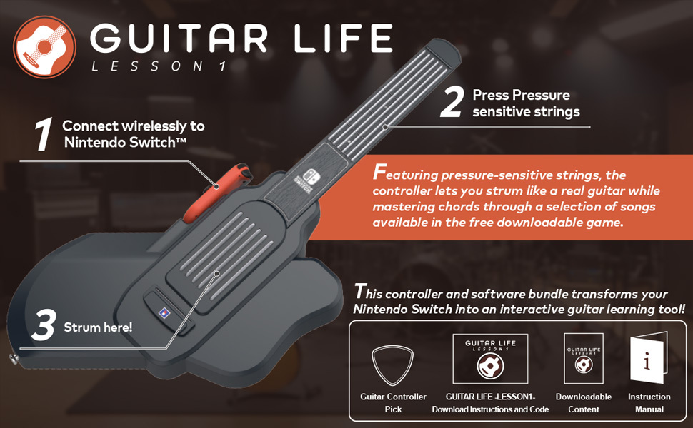 Guitar Life -Lesson 1- for Nintendo Switch™ - HORI USA