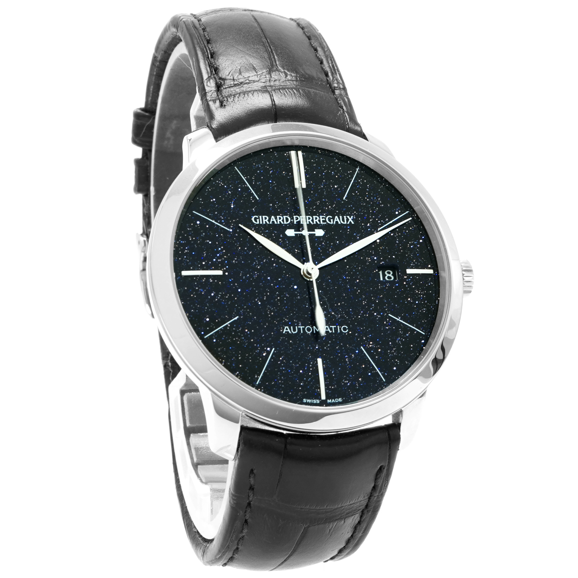 Girard-Perregaux 1966 Orion 49555 *Blue Aventurine Dial
