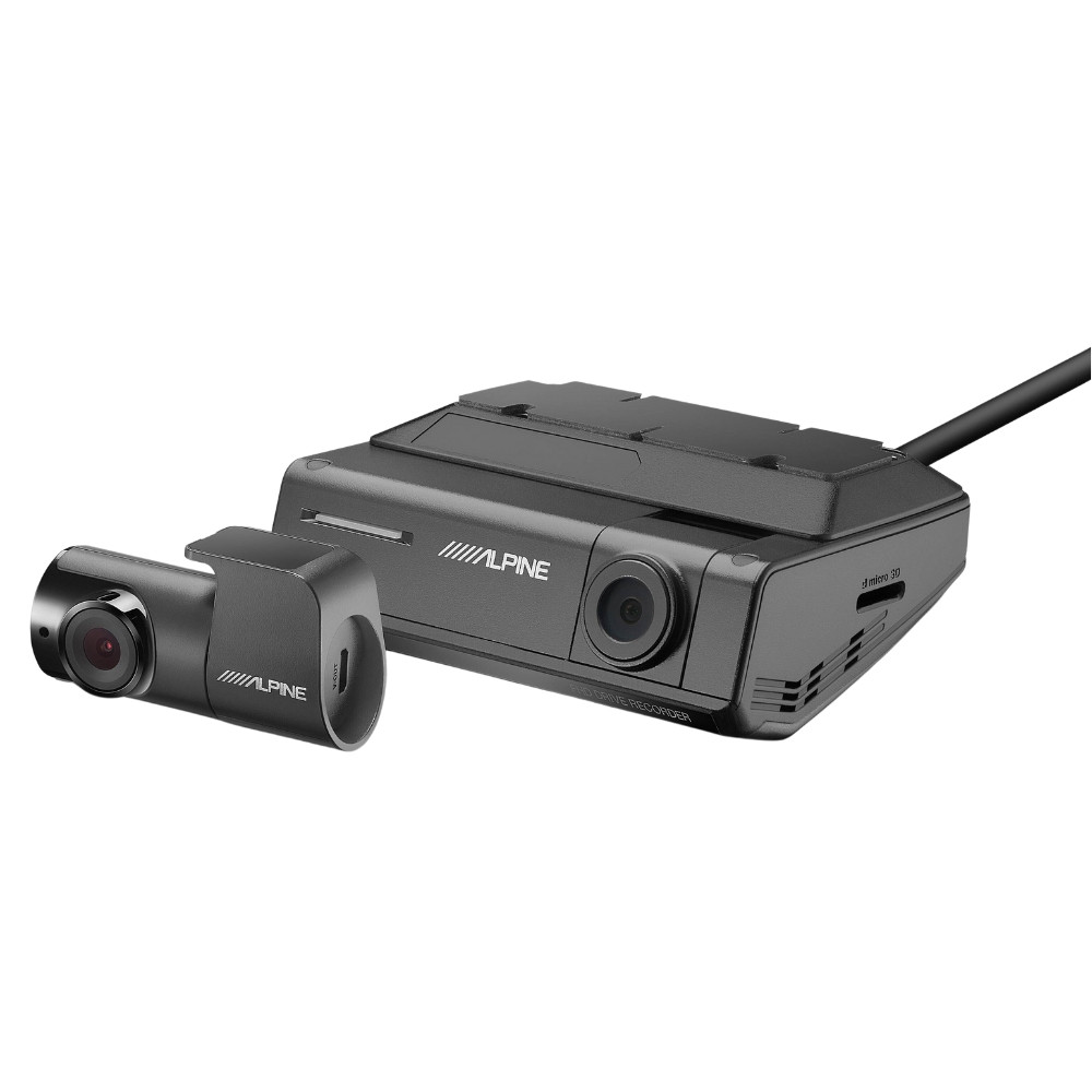 Alpine DVR-C320R WiFi & GPS Enabled Stealth Dash Camera
