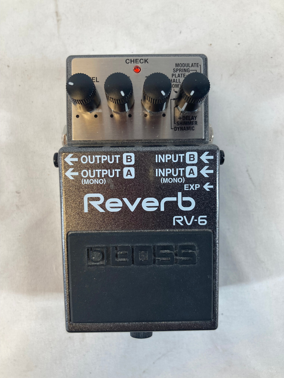 Used Boss RV-6 DIGITAL REVERB Pedal