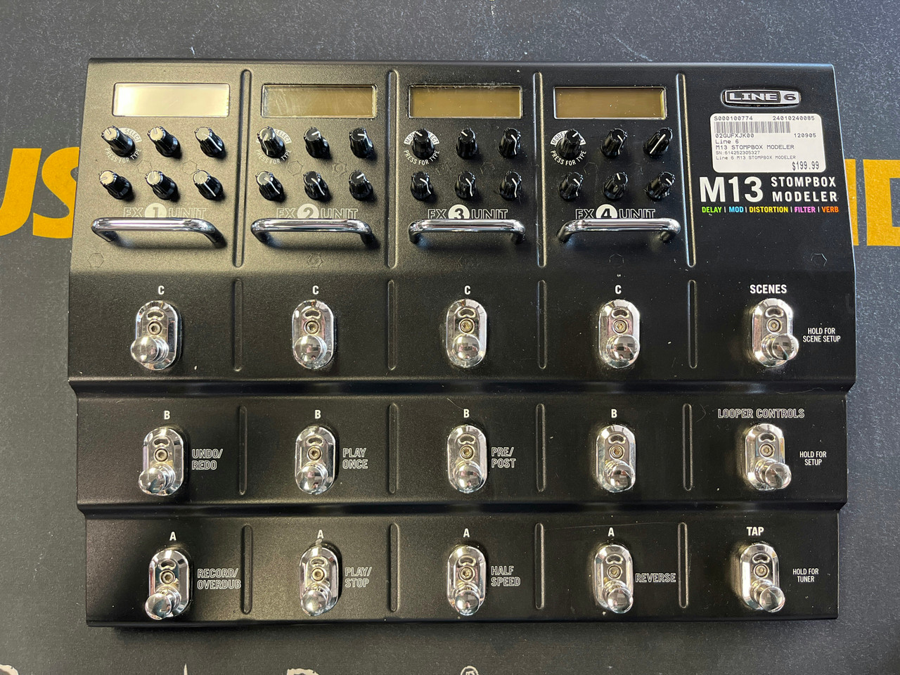 Used Line 6 M13 STOMPBOX MODELER Guitar Effects Effects Guitar Effects