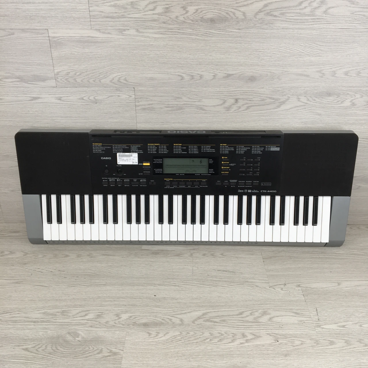 Used Casio CTK-4400 --BATTERY ONLY Keyboard 61-Key