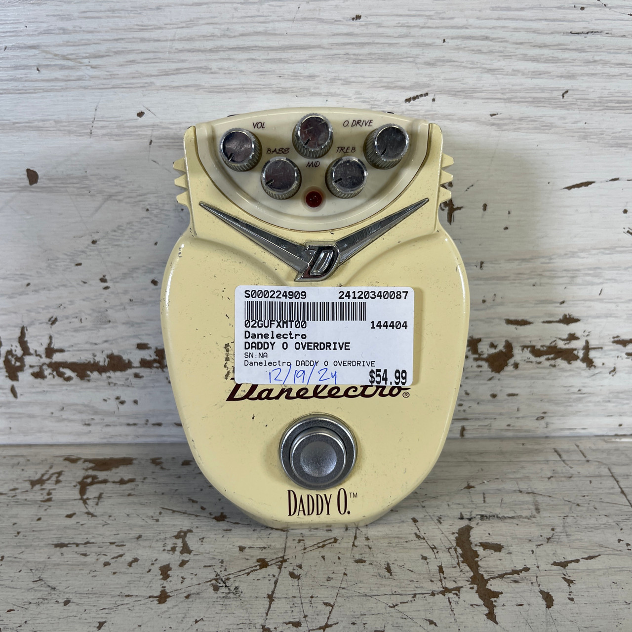 Used Danelectro DADDY O OVERDRIVE Overdrive Pedal