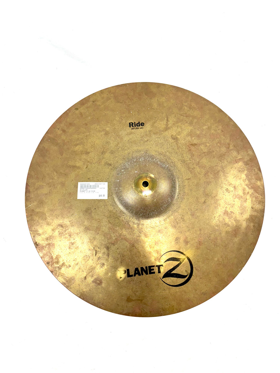 Used Zildjian PLANET Z 20 RIDE Ride Cymbal 20