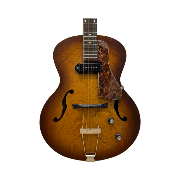 Used Vantage 655 Semi-Hollow Electric Guitar Amber 6-String