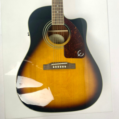 Used Epiphone AJ-220SCE VS Acoustic Guitar Sunburst