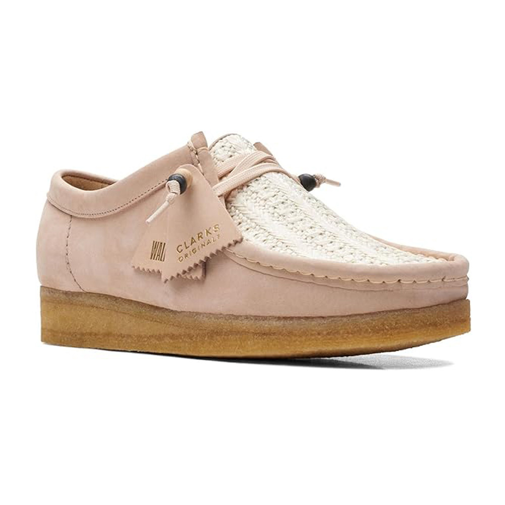 Clarks Women's Wallabee Moccasin - Beige | Discount Clarks Ladies
