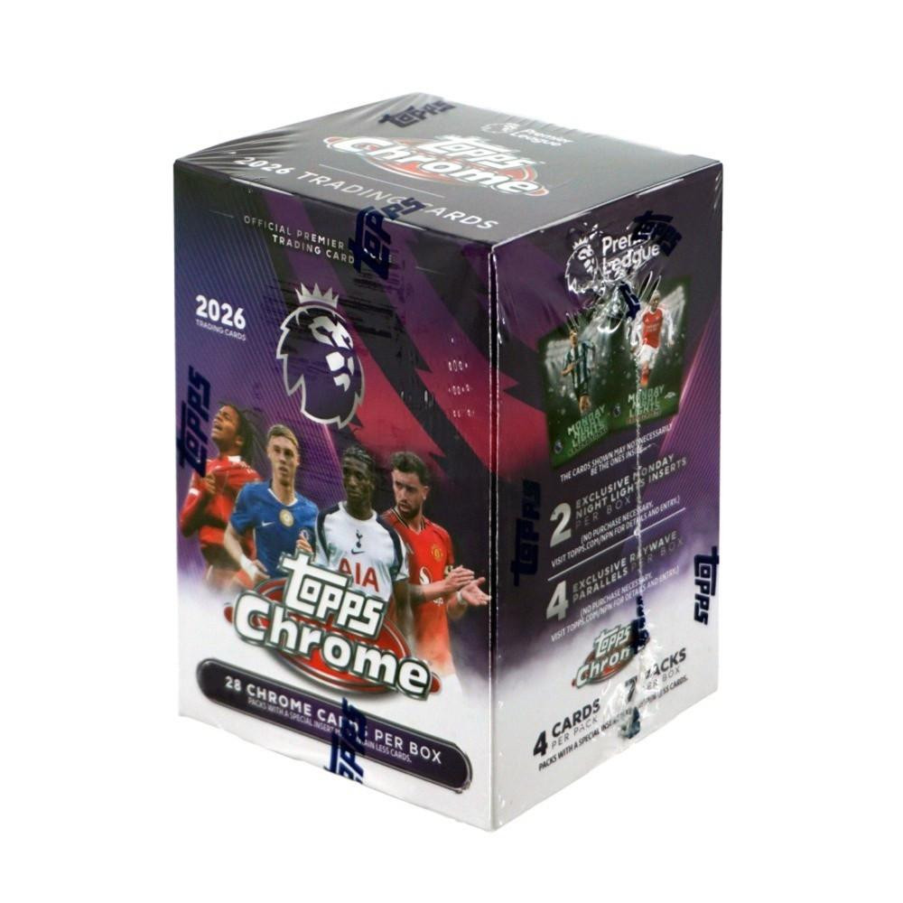 2025/26 Topps Chrome English Premier League Soccer Blaster Box