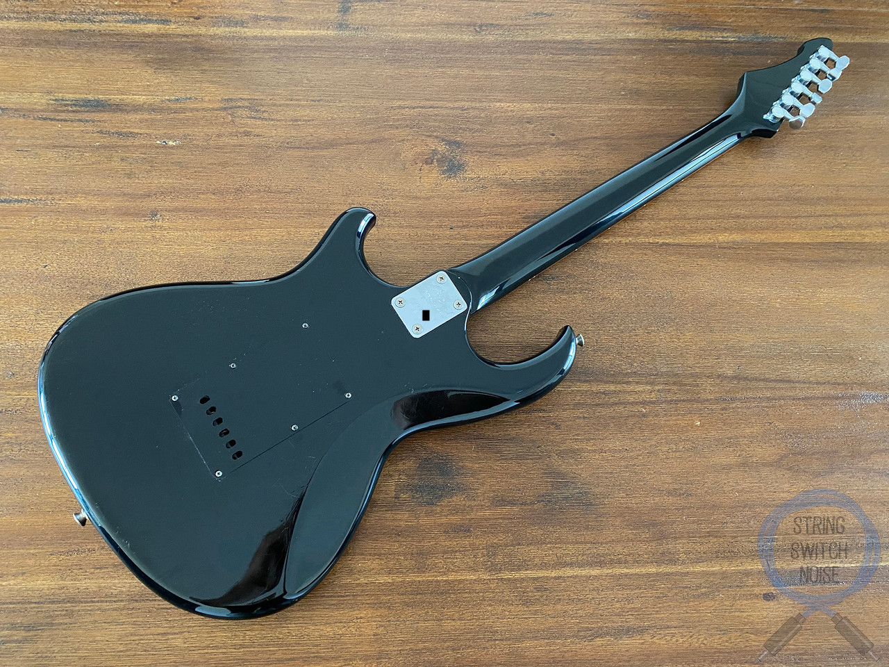 Aria Pro II Guitar, RS Wildcat, SUPER STRAT, Black, MIJ, 1986