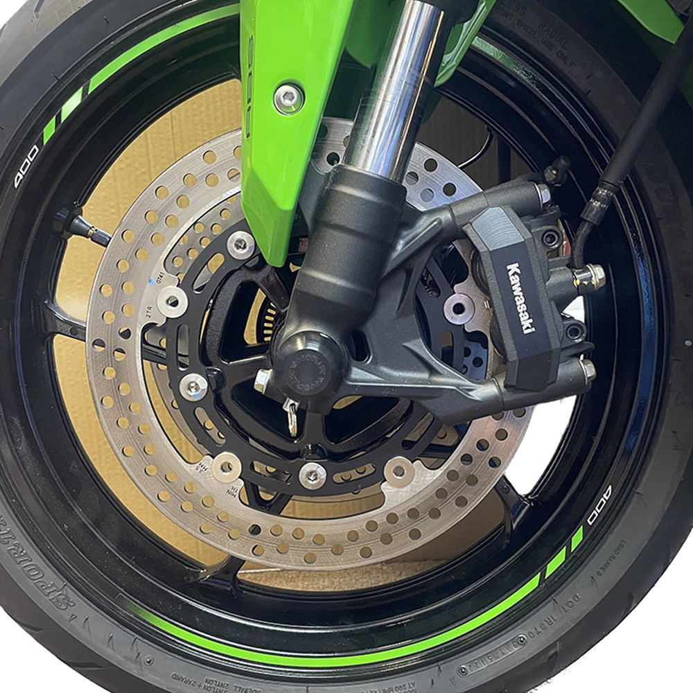 Woodcraft Kawasaki ZX-4RR 2023-2025 Front Axle Slider Kit