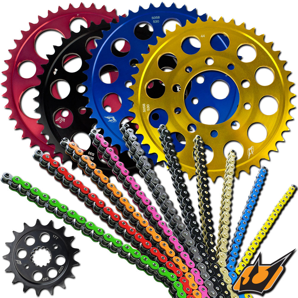 ZX-6R 07-25 Driven 520 Chain & Sprocket Kit | Sportbike Track Gear