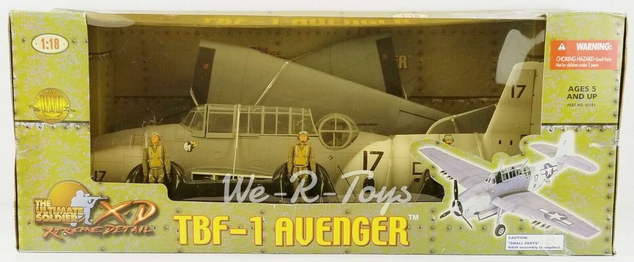 The Ultimate Soldier 32X-D TBF-1 Avenger Plane 1:18 Scale Xtreme