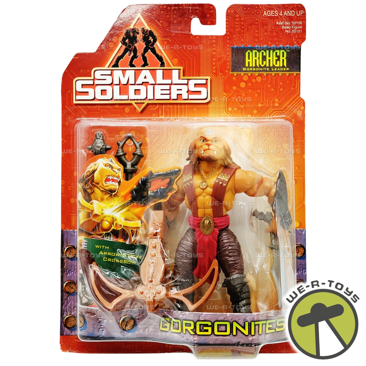 Small Soldiers Archer Gorgonite Leader Action Figure 1998 Kenner