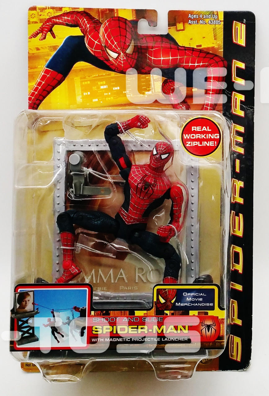 スパイダーマン2 6インチ toybiz トイビズSHOOT AND SLIDE Marvel