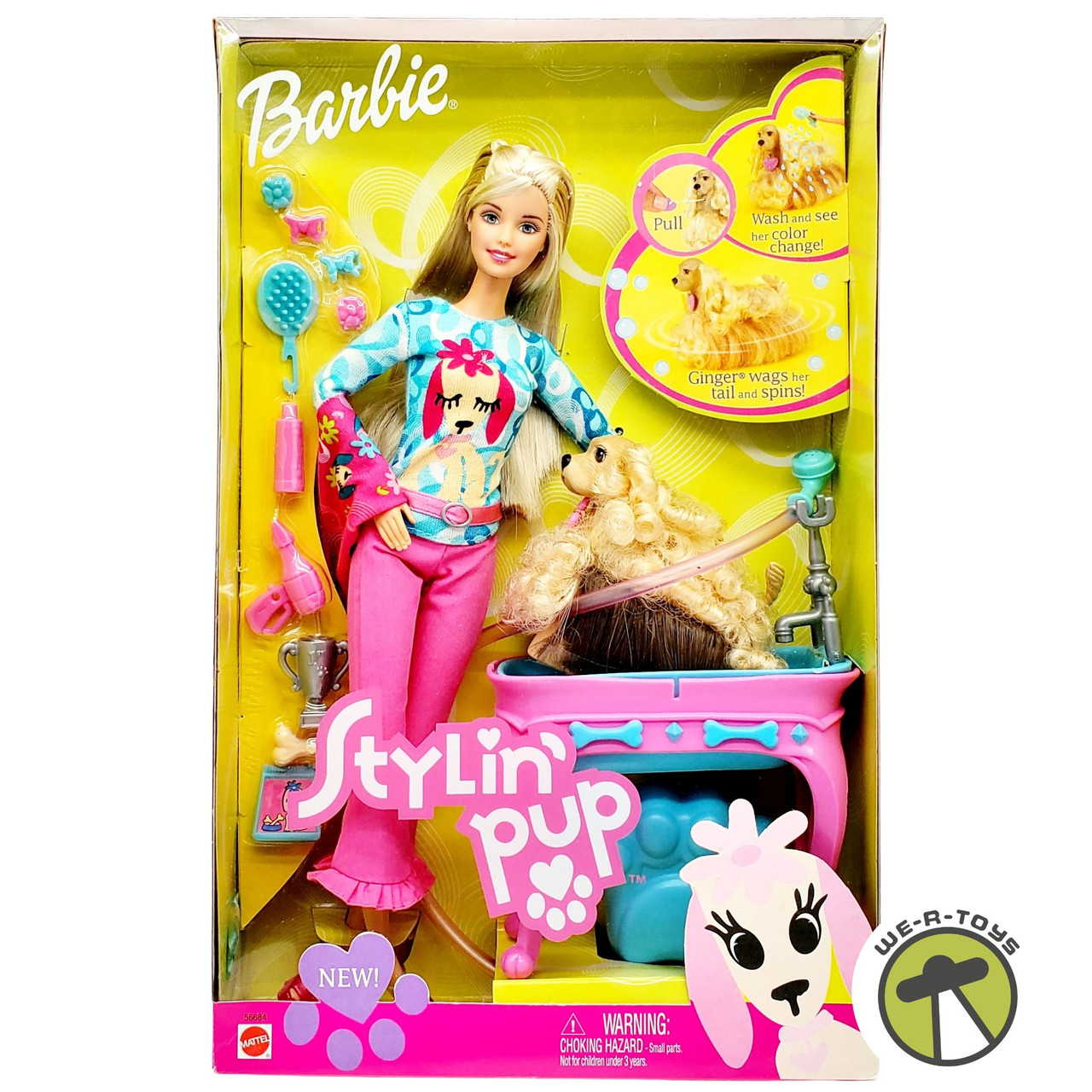 Barbie Stylin' Pup Doll 2002 Mattel 56684 - We-R-Toys