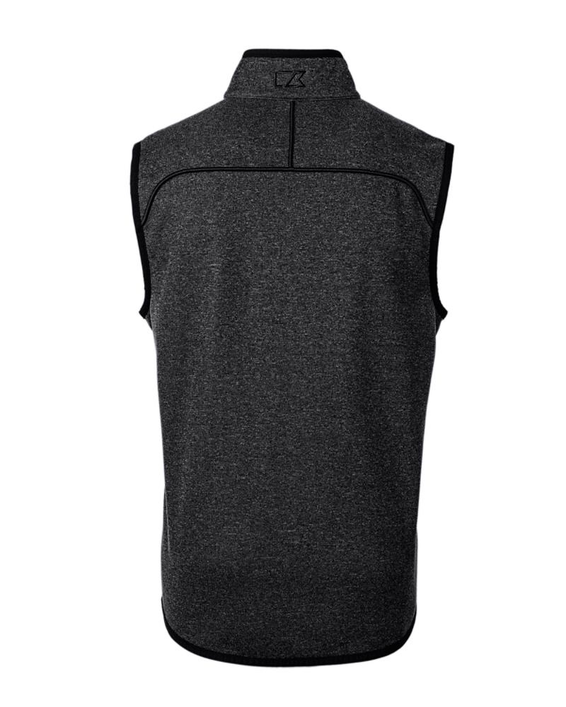 Cutter & Buck Mainsail Sweater-Knit Mens Full Zip Vest - Cutter & Buck