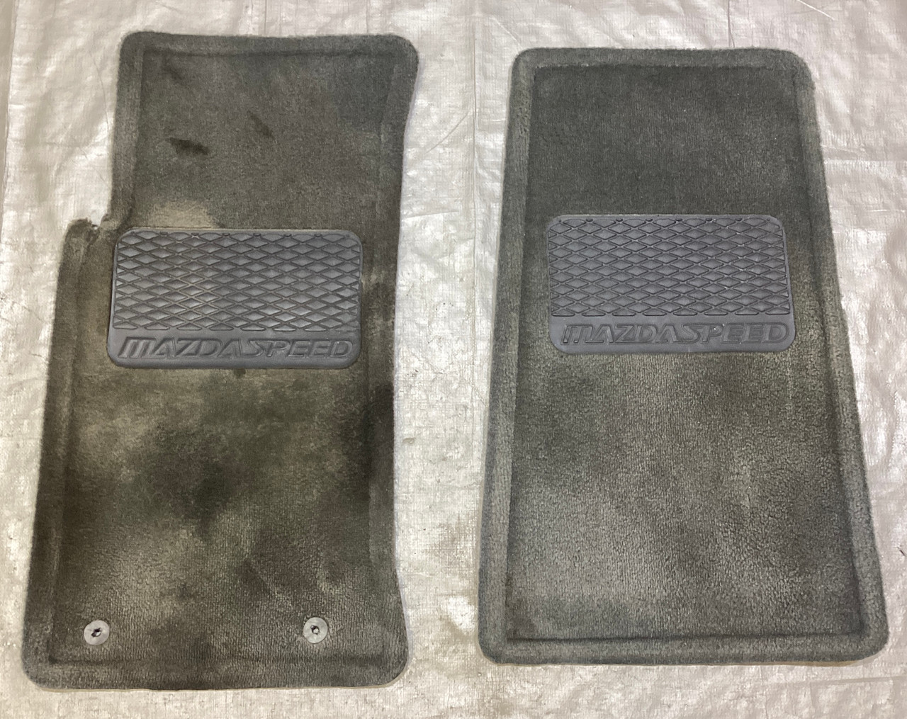 2004-2005 Mazdaspeed Miata OEM Floor Mats / Pair / NB216 - Redline