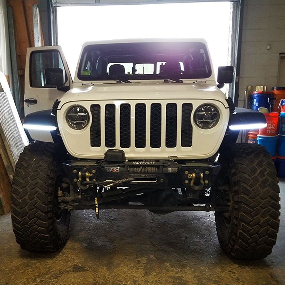 Quake LED Jeep JL/JT Sahara/Overland Fender DRL Chop Kit w