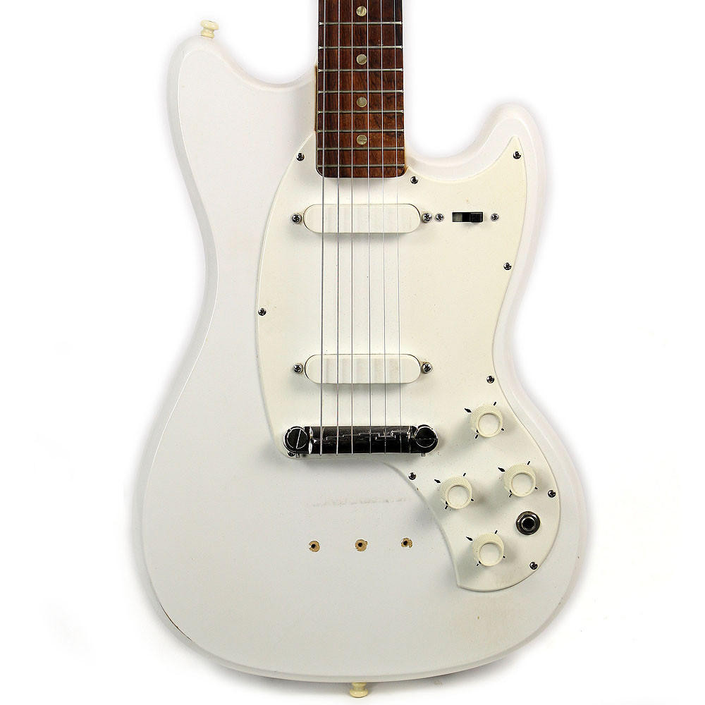 Vintage 1965 Kalamazoo KG-2 Electric Guitar White | Cream City Music