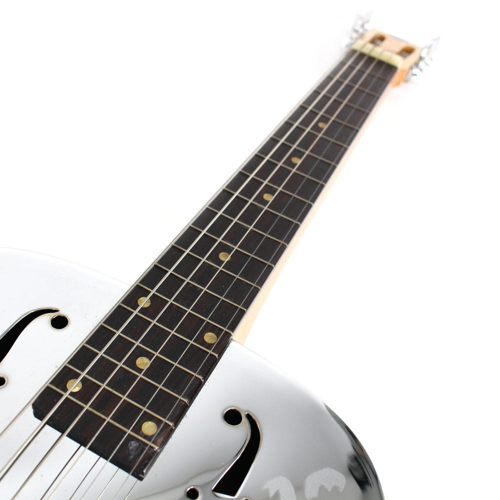 1982 Dobro Model 33H Square Neck Resonator Guitar Chrome | Cream