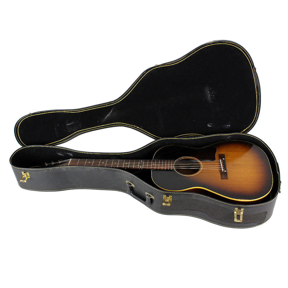 Vintage 1957 Gibson LG-1 Acoustic Guitar Sunburst Finish | Cream