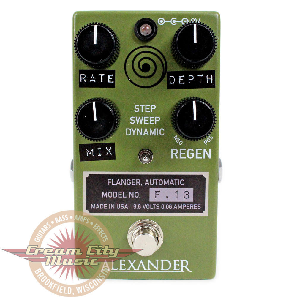 Alexander Pedals F-13 Flanger Guitar Pedal | Cream City Music