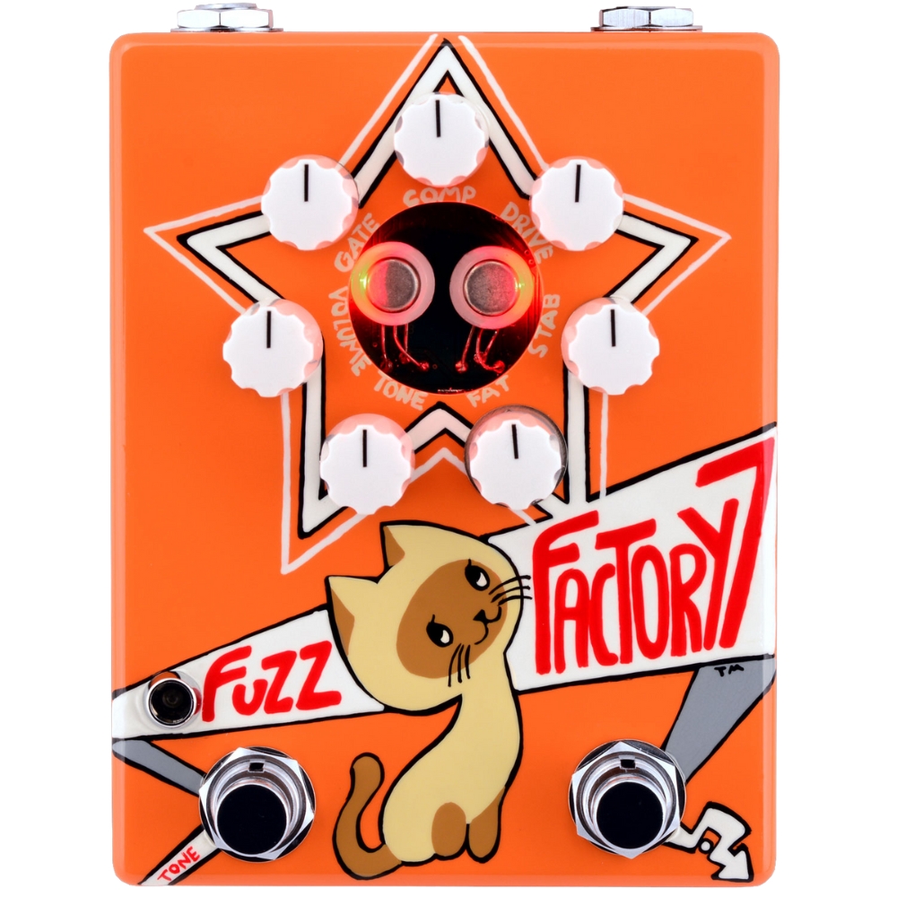 Zvex Hand Painted Fuzz Factory 7 Fuzz Pedal | Cream City Music
