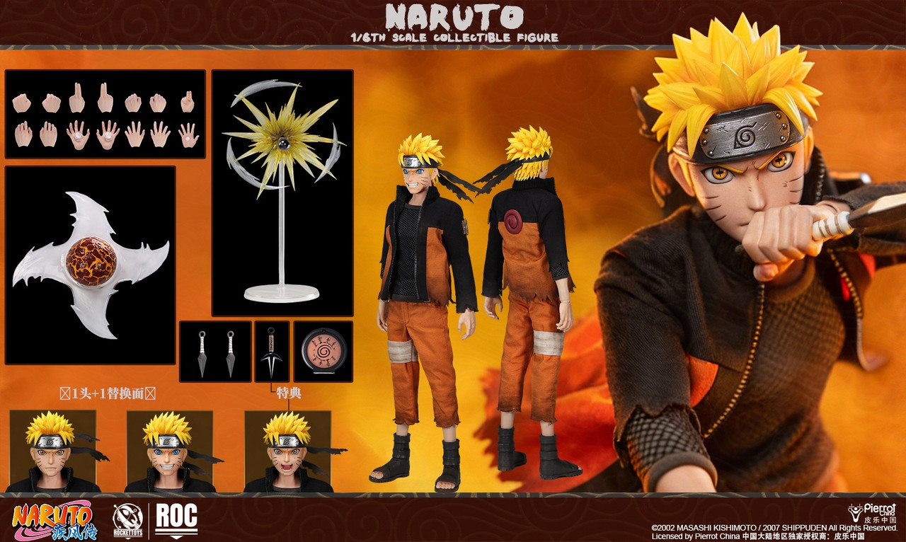 Rocket Toys ROC-012 1/6 Naruto Uzumaki Battle Damaged ver (Pre