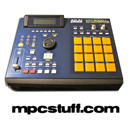 Akai MPC 2000XL BLUE with MCD Drive - MPCstuff - Akai MPC Parts