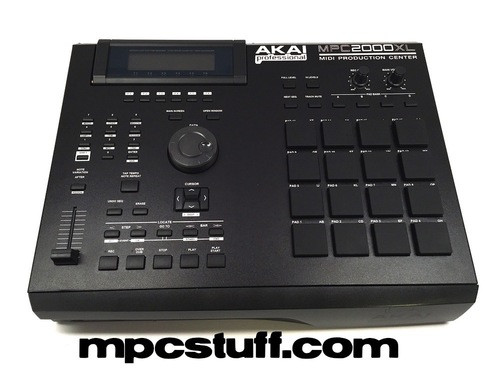Akai MPC 2000 XL Faceplate Skin - Black - MPCstuff - Akai MPC
