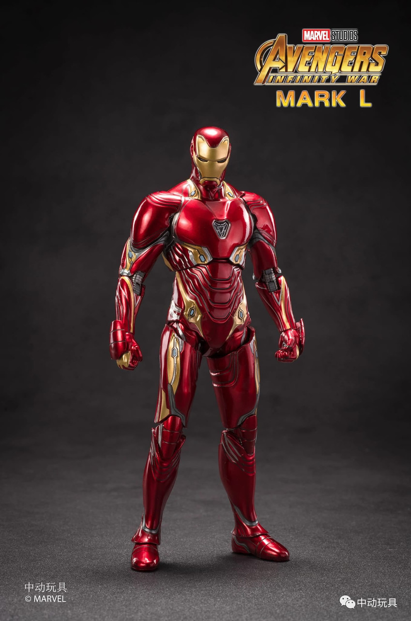 ZD Toys Avengers Iron Man Infinity War Mark L 50 1/10 Action